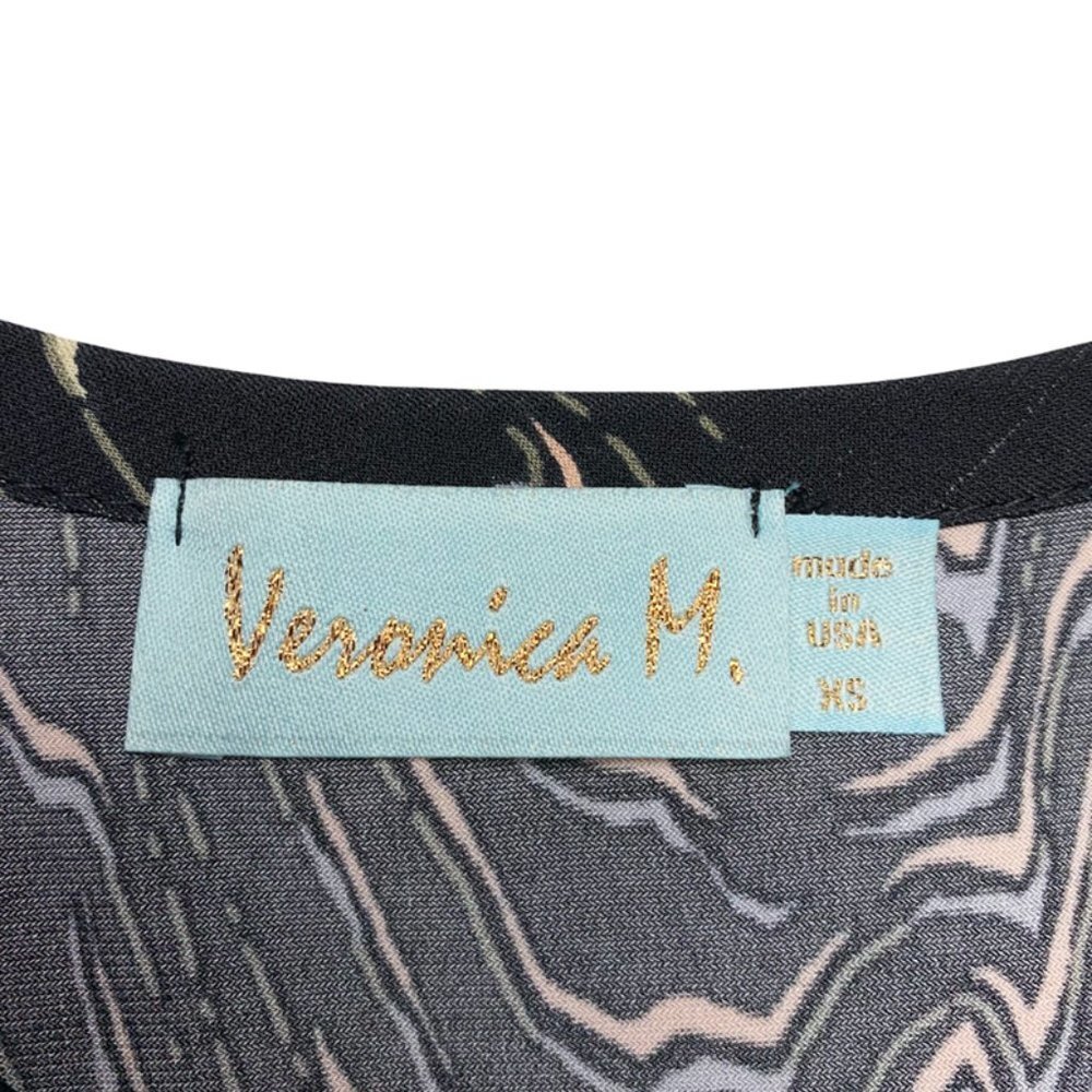 Veronica M. Marble Pattern Racerback Mini Dress - image 5